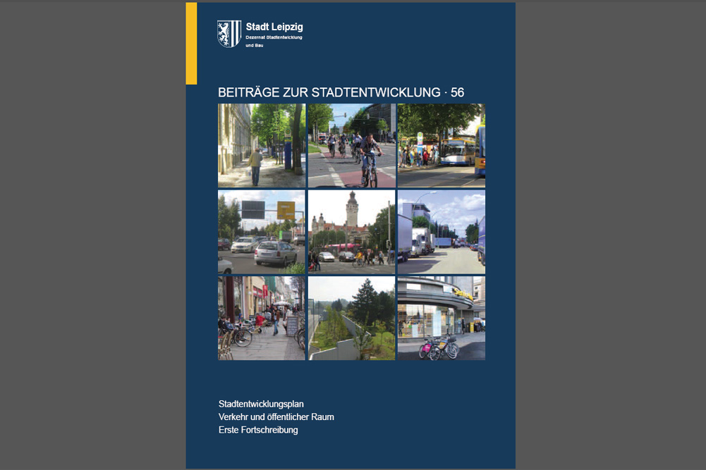 Der neue STEP Verkehr der Stadt Leipzig. Cover: Stadt Leipzig