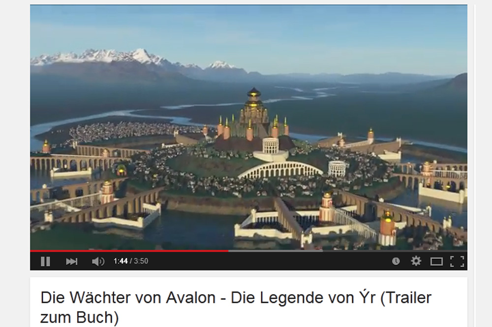 Trailer-Bild zum dritten Band "Die Legende von Yr". Screenshot: L-IZ
