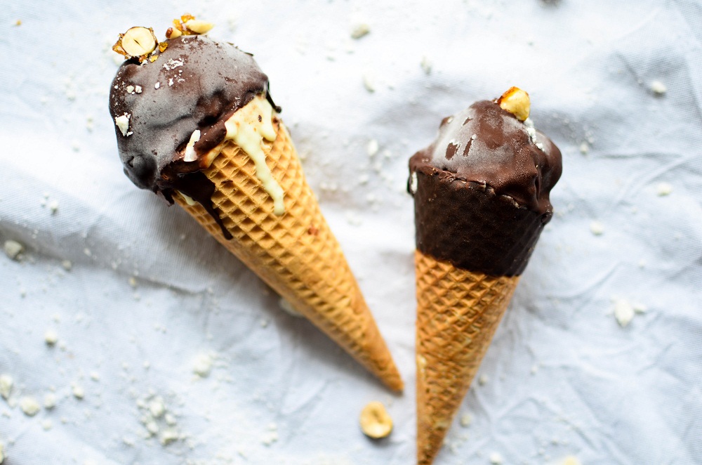 Selbst kreiertes Waffeleis. Foto: Maike Klose