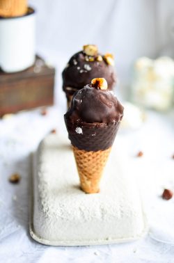 Selbst kreiertes Waffeleis. Foto: Maike Klose