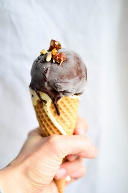 Selbst kreiertes Waffeleis. Foto: Maike Klose