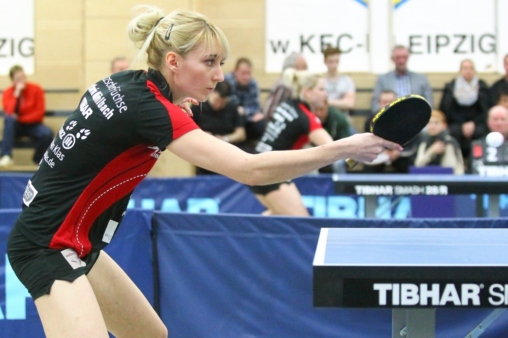 Kathrin Mühlbach (Foto vorherigen Heimspiel) verlor gegen Wenling Tan-Monfardini ein Schlüsselspiel. Foto: Jan Kaefer