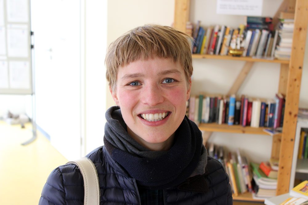 Angenervt vom Dreck: Anja Schmidt. Foto: Volly Tanner