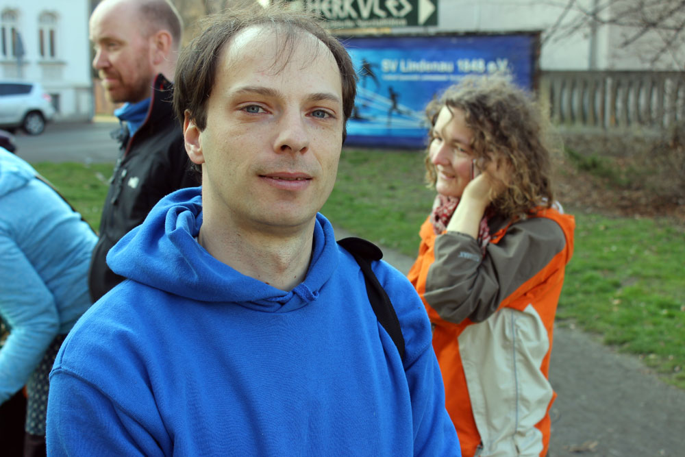 Ist mit Herz bei der Sache - Björn Mencfeld. Foto: Volly Tanner