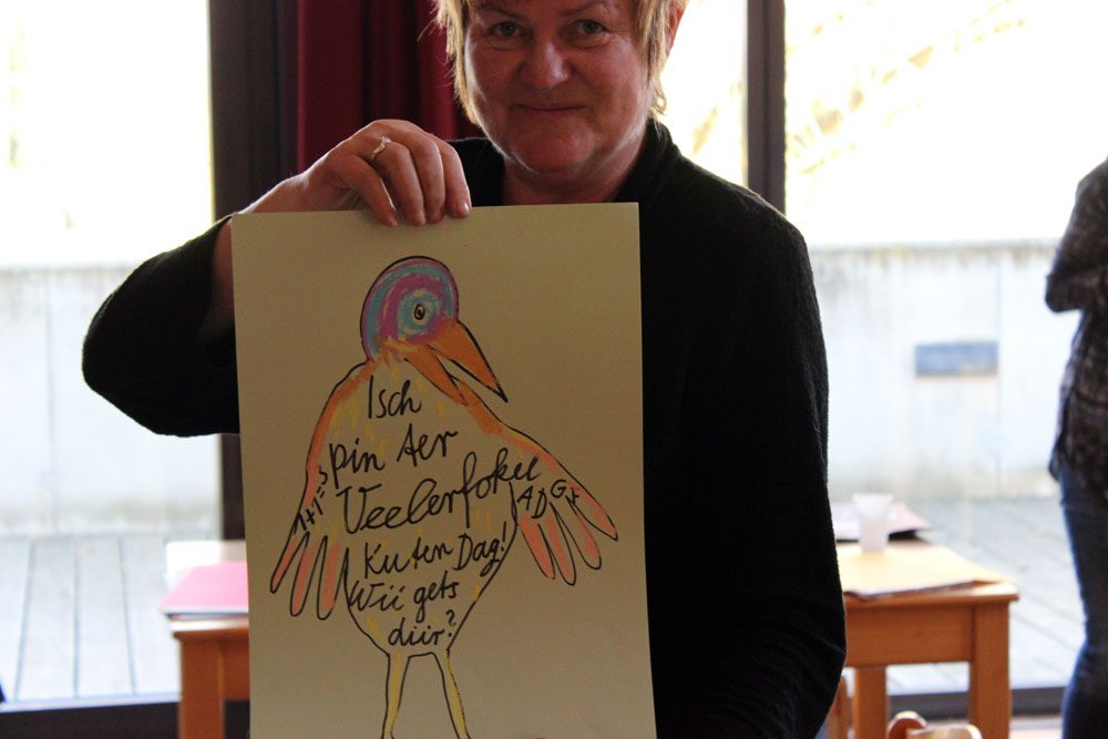 Christine Richter mit dem ganz besonderen Tier. Foto: Volly Tanner