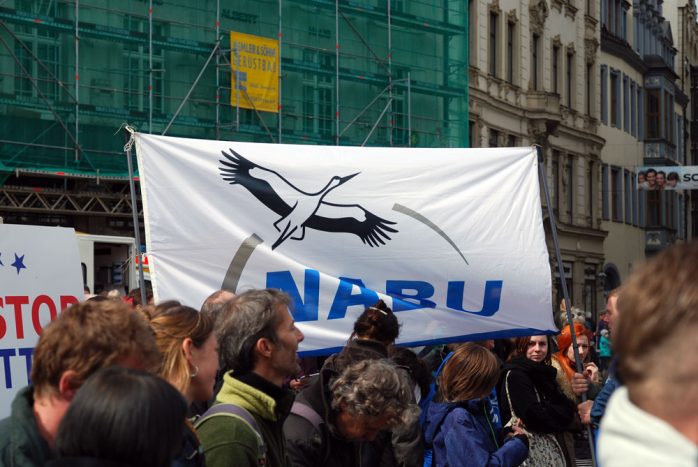 Der NABU neben vielen weiteren Organisationen in Leipzig dabei