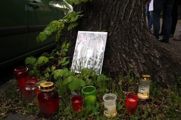 Ein Zeichen des Andenkens. Foto: Alexander Böhm