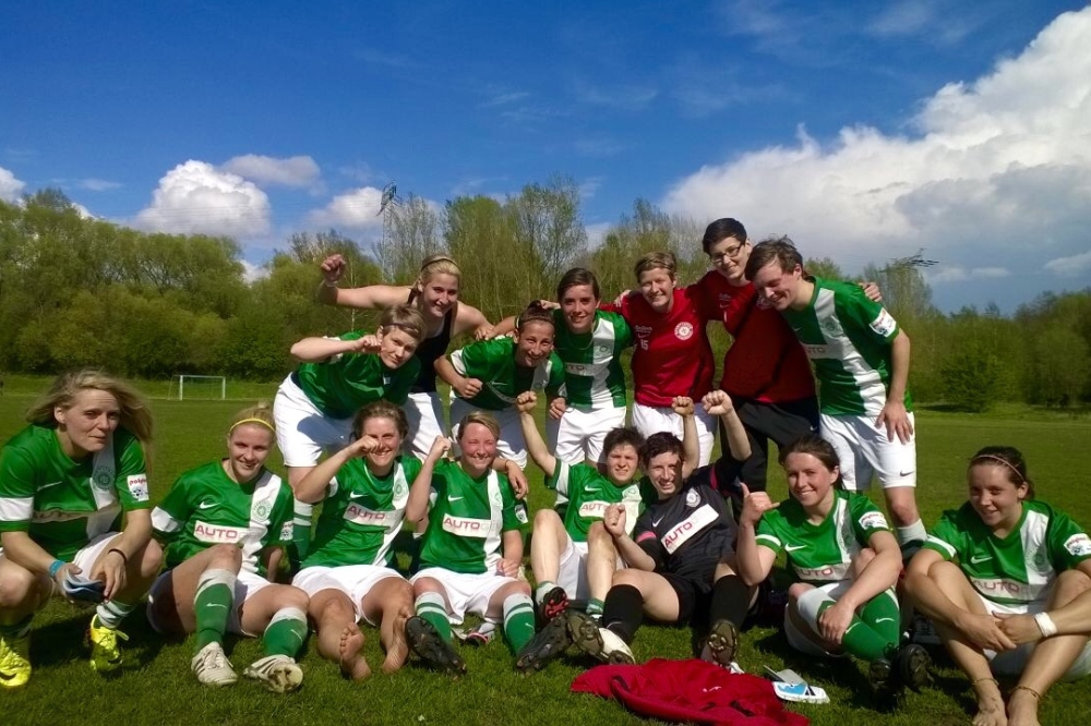 Das Glück der Tüchtigen: Eintracht Süd bezwingt Marzahn kurz vor Spielende. Foto: ELS