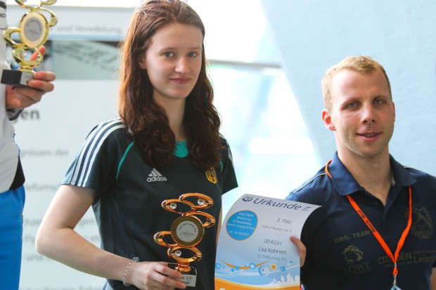 Gleich dreimal auf dem Treppchen: Lisa Kohnert holte zwei Siege und einen dritten Platz. Foto: Jan Kaefer