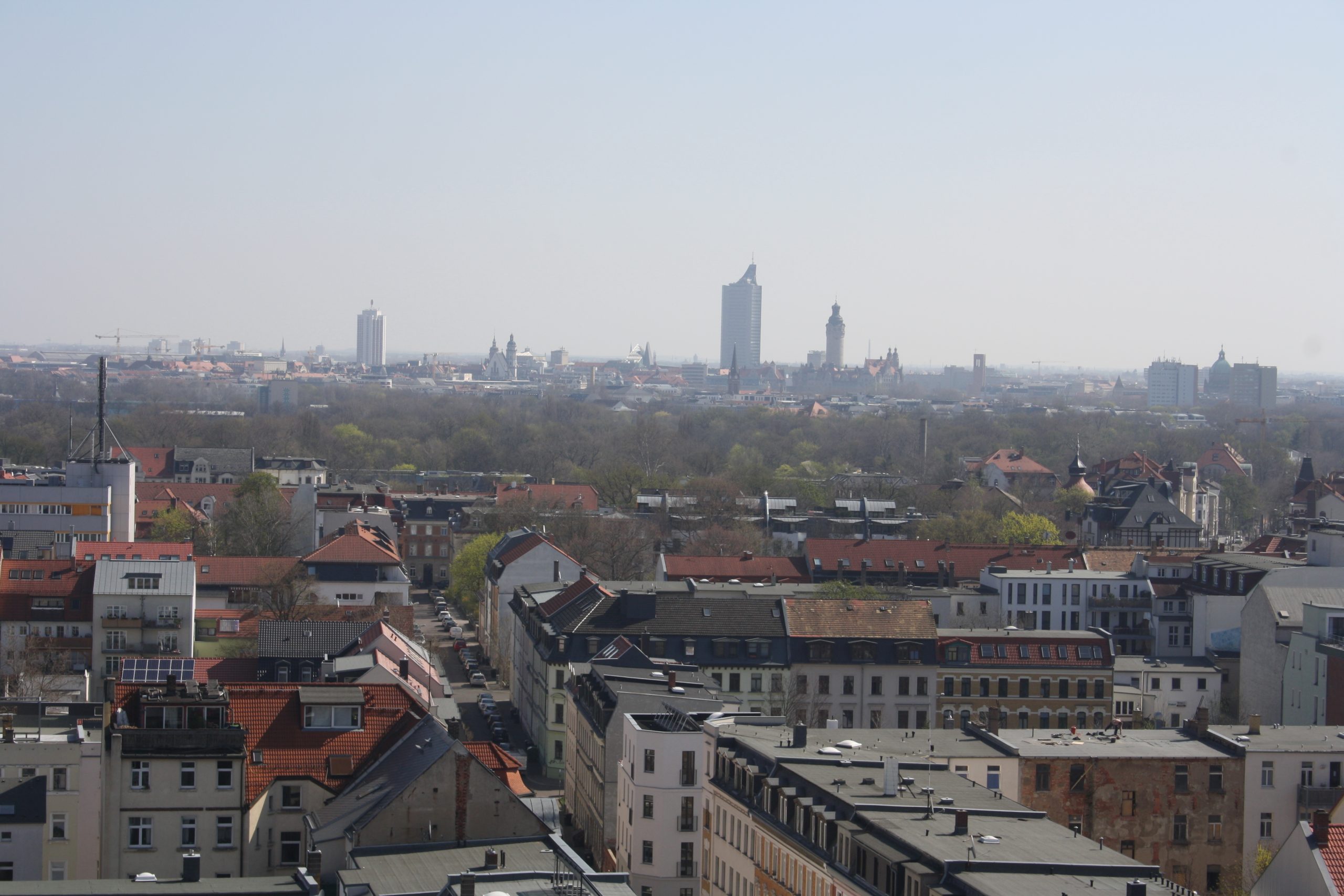 Blick auf Leipzig vom Philippusturm. Foto: Ernst-Ulrich Kneitschel