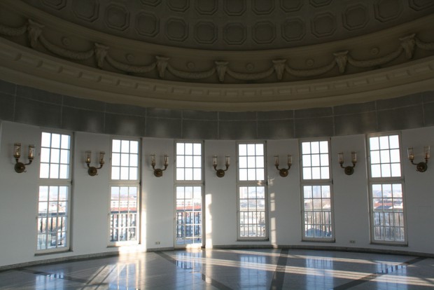 Blick in den Kuppelsaal des 100 Jahre alten Gebäudes. Foto: CIMA