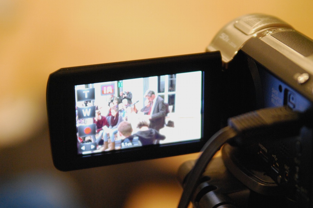 Der Livestream zur Leserkonferenz im Neuen Schauspiel Leipzig. Foto: L-IZ.de