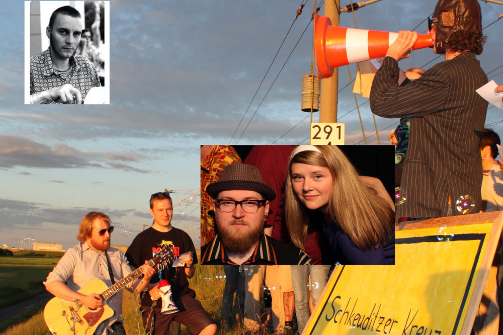 Sieben Jahre Lesebühne Schkeuditzer Kreuz mit Special Guest: AHNE. Foto: LSK