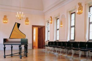 Im Sommersaal des Bach-Museums Leipzig finden Konzerte statt. © Bach-Museum Leipzig/Martin Klindtworth
