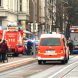 Unfall in der Riebeckstraße: Hier ging's nicht ohne Personenschaden ab. Foto: Ralf Julke