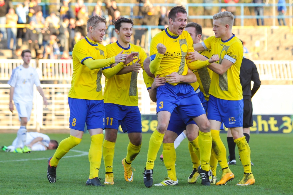 Wie bereits im Hinspiel im November (Foto), konnte Lok gegen Jena II einen Sieg bejubeln. Foto: Jan Kaefer