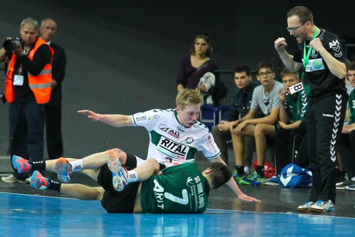 DHfK-Trainer André Haber war schon mal zufriedener mit dem Spiel seiner Jungs. Foto (Archiv): Jan Kaefer