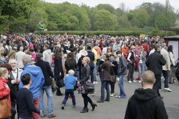 Auch um 14 Uhr herrschte bei Start des ersten Rennens noch Andrang an den Kassen Foto: Sebastian Beyer