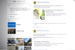 Facebook-Seite der Stadt Leipzig: Social Media wird niemals einen gescheiten Bürgerdialog ermöglichen. Screenshot: L-IZ