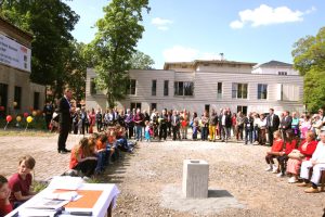 Grundsteinlegung für die Grundschule im forum thomanum. Foto: forum thomanum Leipzig e.V.