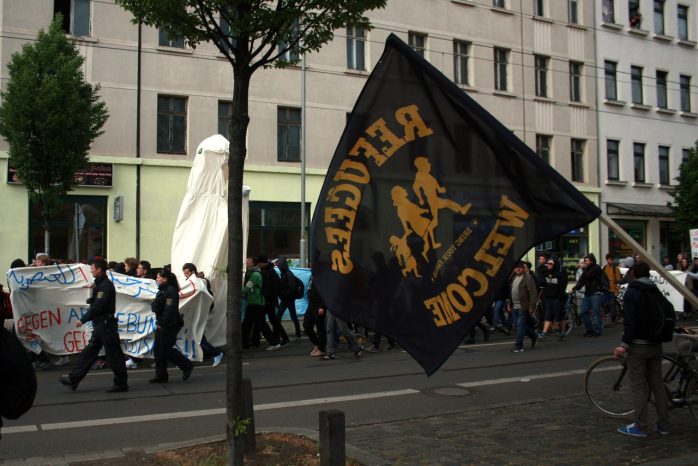 Refugees Welcome. Foto: Alexander Böhm