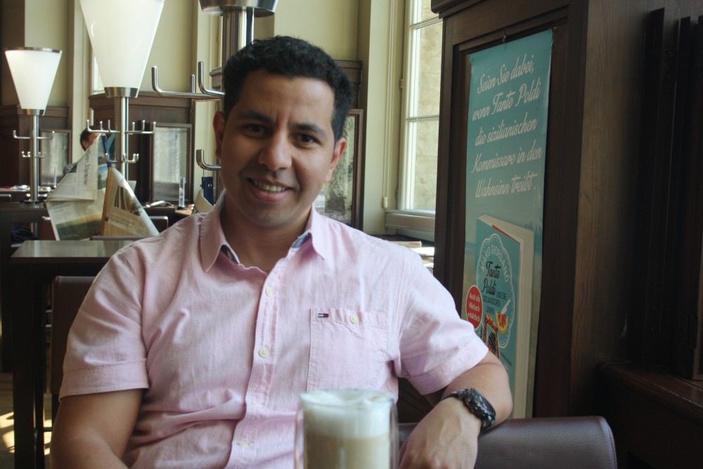 Mourad El Amraoui, muslimischer Student. Foto: Ernst-Ulrich Kneitschel