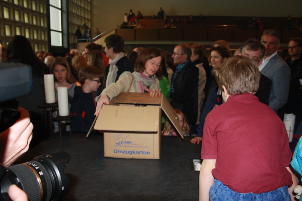 Die Katholiken ziehen um. Foto:Ernst-Ulrich Kneitschel