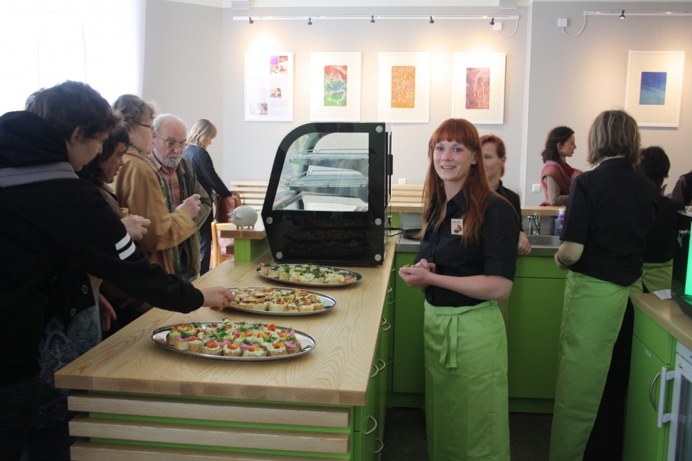 Das neue Lindencafé in Lindenau. Foto: Ernst-Ulrich Kneitschel