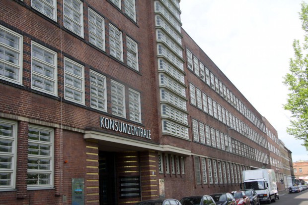 Die Konsumzentrale in der Industriestraße. Foto: Matthias Weidemann