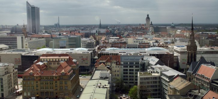 Das Zentrum der Metropolregion Mitteldeutschland: Leipzig. Foto: Ralf Julke