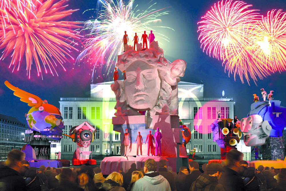 Das Finale mit Lipsia auf dem Augustusplatz. Foto: Fairnet / Jörg Preißinger