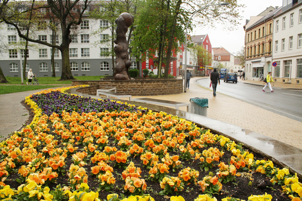 Leipziger Straße in Markranstädt. Foto: Ralf Julke