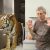 René Diebitz erklärt Arbeitsschritte am Tigerpräparat. Foto: Alexander Böhm