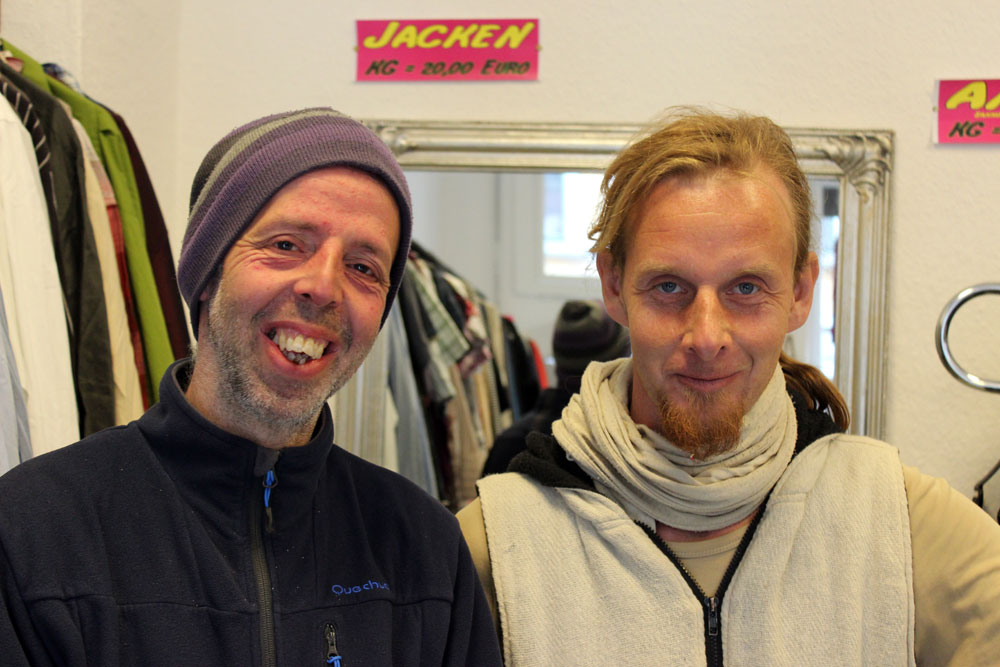 Tops und Andi vom Kiloladen. Foto: Volly Tanner