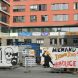 Protest von Archäologen und Theaterwissenschaftlern im Campus der Uni Leipzig. Foto: Ralf Julke