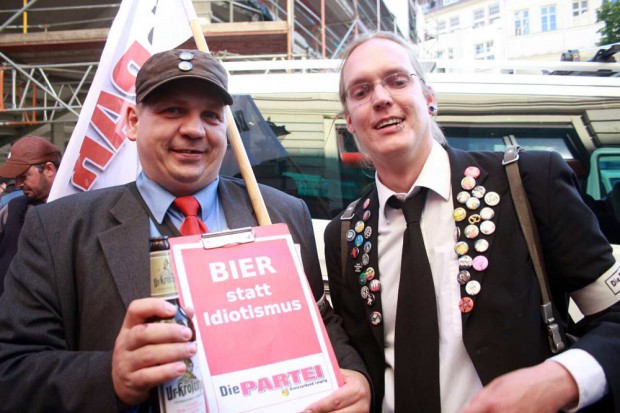 Die Partei DIE PARTEI ist wie immer mit dabei. Foto: L-IZ.de
