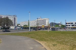 Blick auf die heutige DDR-Planungs-Tristesse am Bayrischen Platz. Foto: Marko Hofmann