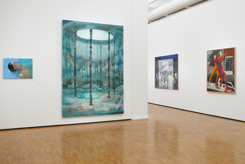 Blick in die Ausstellung "die bessere hälfte". Foto: Kunsthalle der Sparkasse