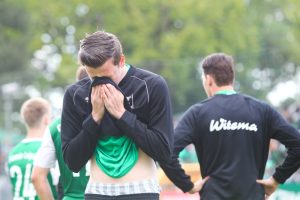 Tränen der Enttäuschung nach der BSG-Niederlage zum Saisonfinale. Foto: Jan Kaefer