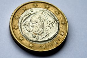 Ein griechischer Euro. Foto: Ralf Julke
