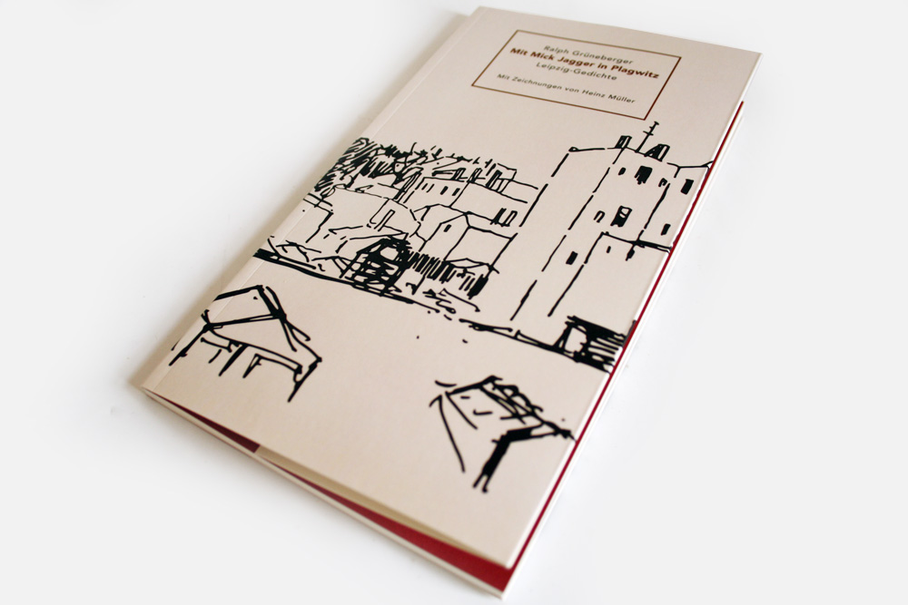 Ralph Grüneberger: Mit Mick Jagger in Plagwitz. Foto: Ralf Julke