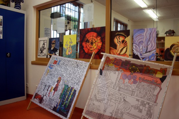 Künstlerische Betätigung als Therapiemaßnahme. Foto: Alexander Böhm