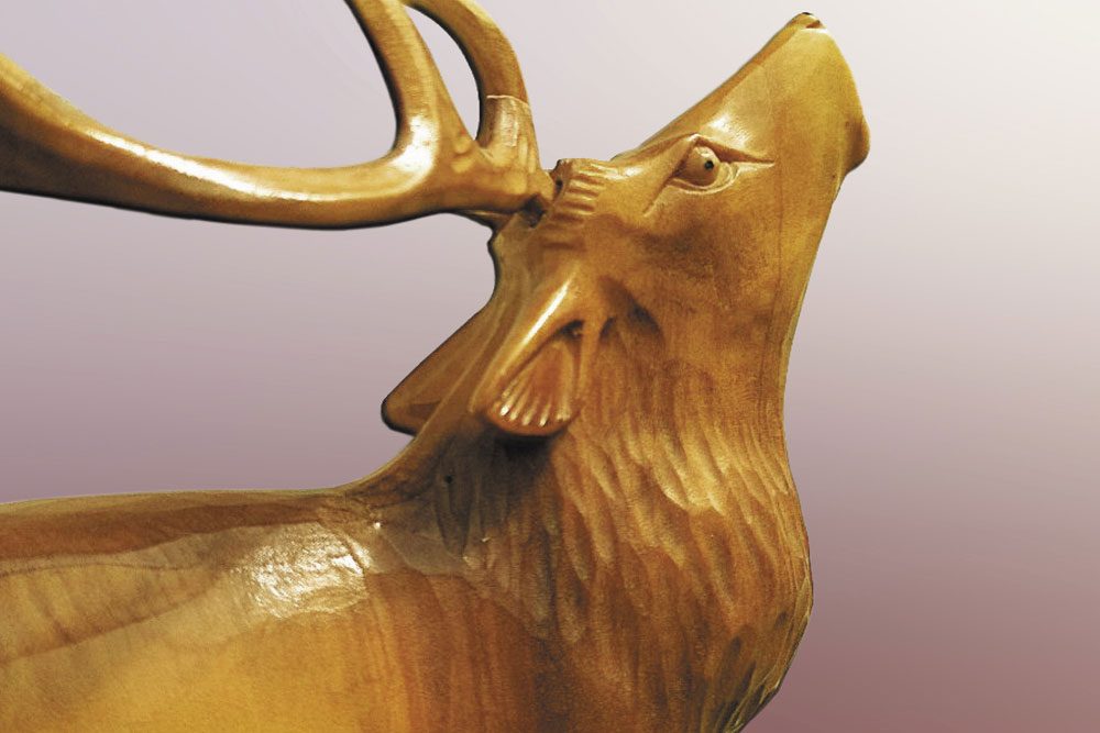 Die diesjährige Ausstellung der Museologen an der HTWK Leipzig startet mit dem Thema "Jagd". Foto: Agnes Zowada / HTWK Leipzig