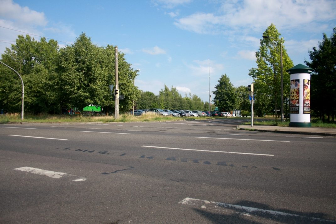 Parkplatz für Park and Ride an der Plovdiverstraße. Foto: Alexander Böhm