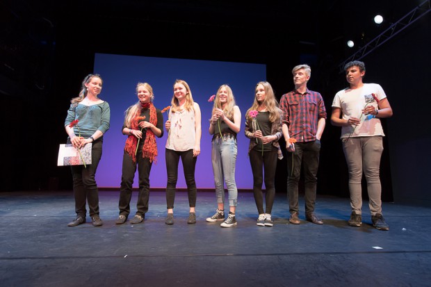 Die Preisträger  des Publikumspreises. Foto: LKJ Sachsen e.V. 