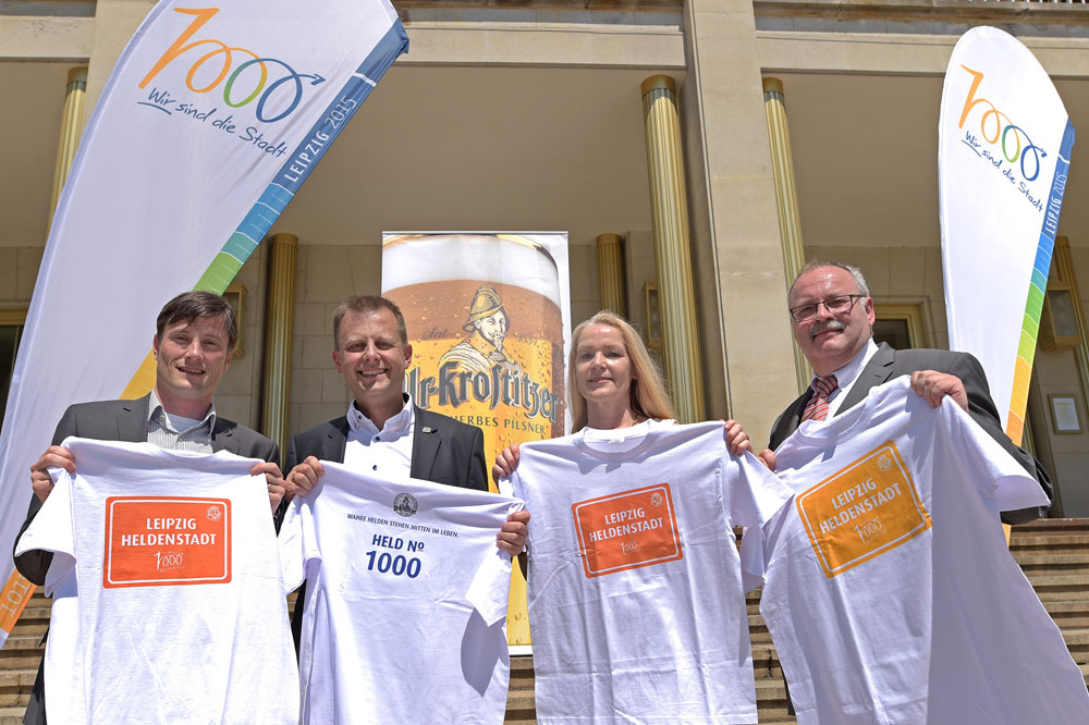 v.l.: Heiko Rosenthal, Torsten Bonew, Maud Glauche, Wolfgang Welter. Foto: Christian Modla