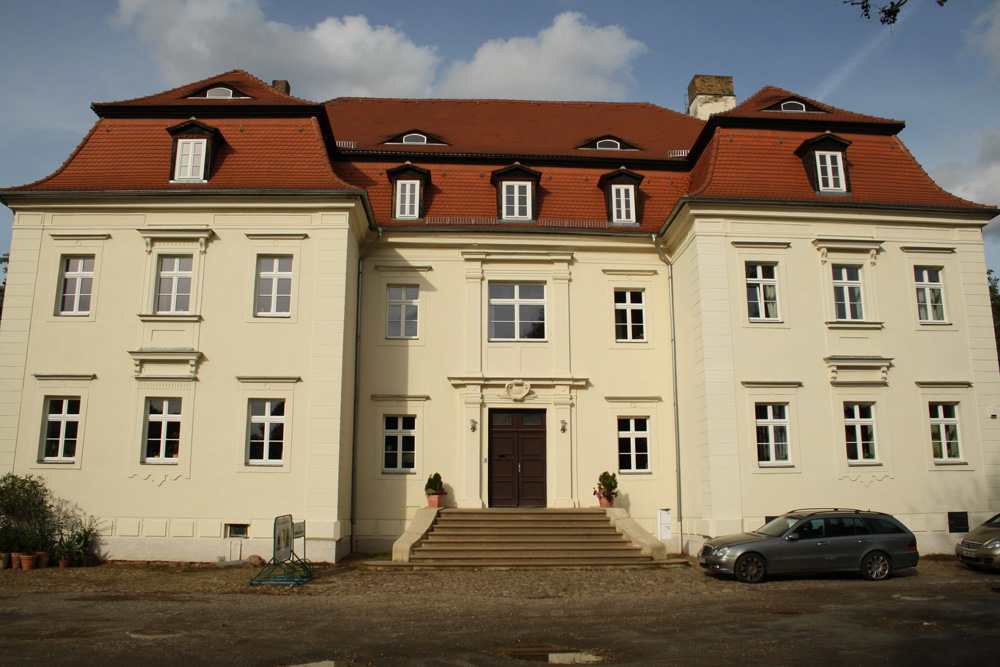 Das sanierte Schloss in Markkleeberg. Foto: Ralf Julke
