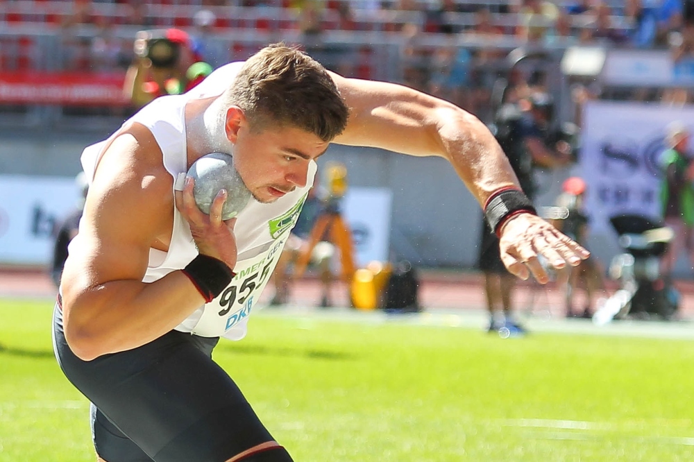 Ungefährdet gewann David Storl (SC DHfK Leipzig) zum fünften Mal den Meistertitel. Foto: Jan Kaefer
