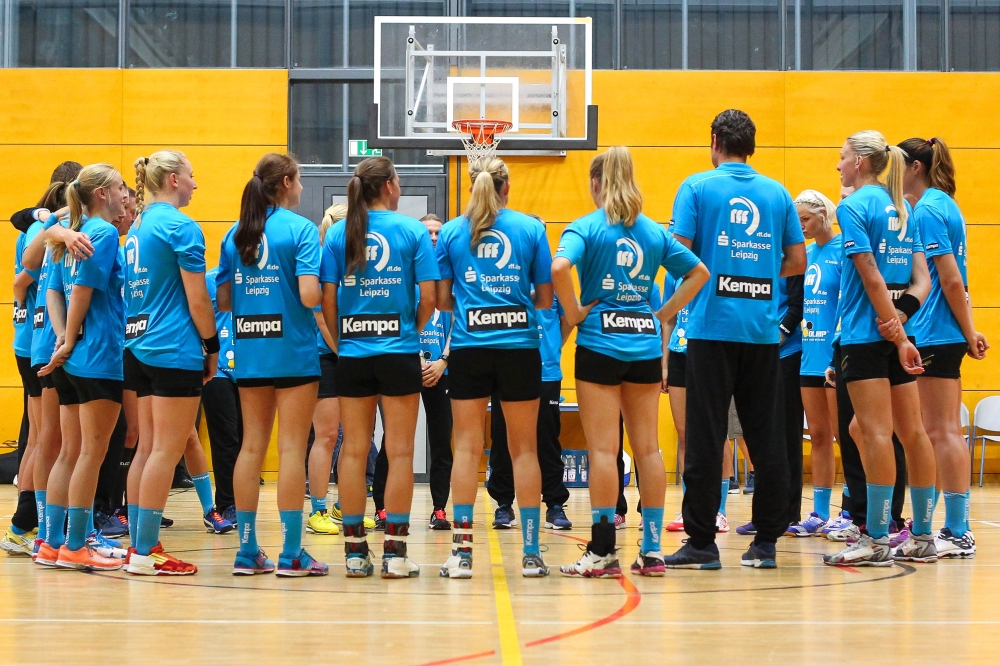 Seit Mitte Juli befinden sich die Handballerinnen des HC Leipzig wieder im Training. Foto: Jan Kaefer