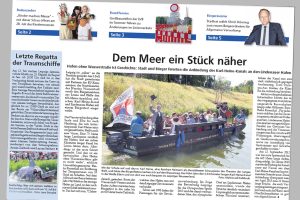 Leipziger Amtsblatt vom 11. Juli: Dem Meer ein Stück näher. Repro: L-IZ